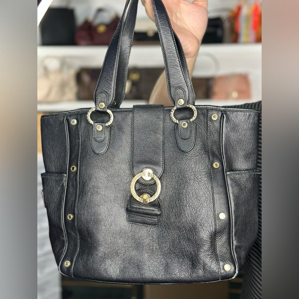 $3600 Retail Bvlgari Leather Tote